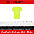 thumbnail image 5 of Gildan High Visibility Short Sleeve Safety Shirt | Hi-Vis Sustainable Construction Workwear, Safety Green Tee, 5.3 oz. 50/50 Cotton/Polyester, Size- 3XL, 5 of 5