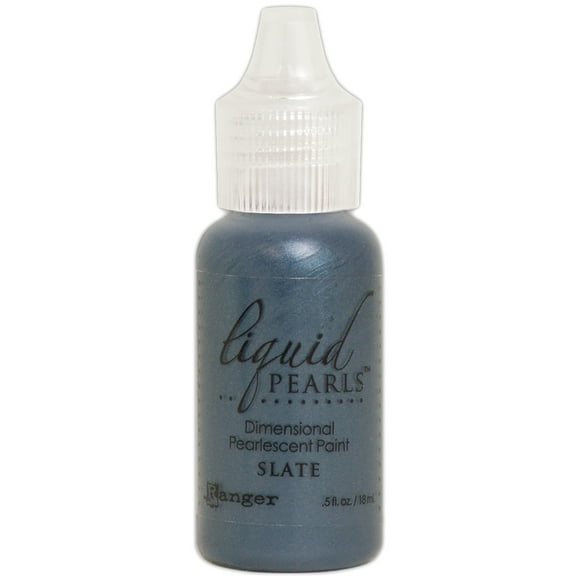 Ranger Liquid Pearls Dimensional Pearlescent Paint .5oz-Slate LPL-59691