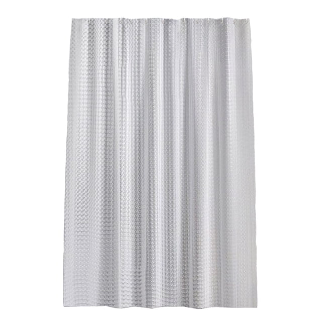 Binwennn Ensemble de Rideaux de Douche pour Salle de Bain en Tissu Doublure de Rideau de Douche en Polyester Rideau à Ventouses Lourd 72x72 Pouces Tissu Eau Spa Robuste Douche Hôtel Rideau de Douche pour Salle de Bain