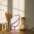 thumbnail image 3 of MLINS Vintage Desktop Makeup Mirror Creative Heart Shaped Mirror Rotatable Mirror, 3 of 7