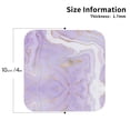thumbnail image 3 of Kll Square Drink Coasters Set Of 4,Pu Leather Absorbent Coasters Set Decorative Coffee Cup Coasters Housewarming Gift For Home Decor-Lavender Glitter Foil Stripes, 3 of 9