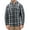 MFJ130 - Charcoal, variant on Men's Heavyweight Flannel Fleece Lined Plaid Sherpa Hoodie Jacket (MFJ130 Charcoal, M)
