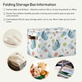 thumbnail image 5 of Large Storage Basket, Foldable Cute Baby Dragon Storage Basket, Waterproof Collapsible Coating Storage Box with Handle Toy Storage Bag, for Home School & Office, 1PCS Home Decor, 5 of 7