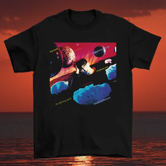 RARE Lightning Seeds Cloudcuckooland Album Black T Shirt Size S-5XL
