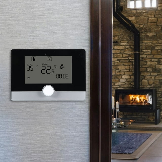 Digital Programmable Programmable Thermostat, Thermostat, Water Heating System Wall-hung Boiler Heating System Home For The Electric Heating Equipment