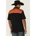 thumbnail image 4 of Rank 45 Men's 45&Reg; Barrier Color Block Short Sleeve Button-Down Polo Shirt - RMSP25K10-BLK   US, 4 of 4