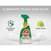 Comet Ultra Disinfecting Bathroom Cleaner Spray, Lemon Scent, 32 oz - Dissolves Soap Scum & Hard Water Film, Kills 99.9% of Germs, Multi-Surface Cleaner 2 Pack