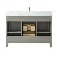 thumbnail image 2 of Vanity Art 48" Bathroom Vanity with Sink and Engineered Marble Top, Freestanding Storage Cabinet with 2 Drawers, 2 Shelves and 1 Flip Down Tray, 2 of 6