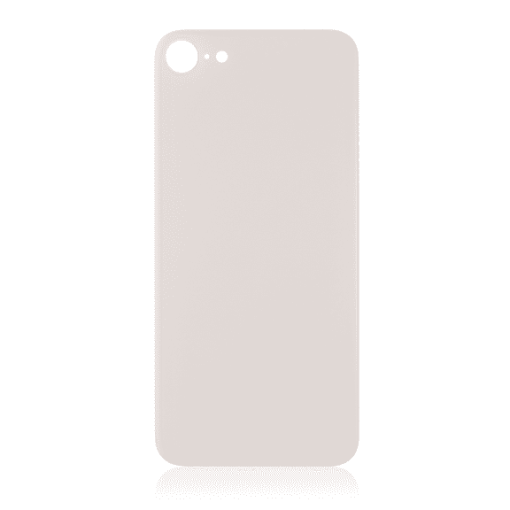 Replacement Back Glass With 3M Adhesive Compatible For iPhone 8 / SE (2020) (No Logo / Large Camera Hole) (Gold)