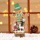 thumbnail image 2 of PIX-LINK Decoraciones de mesa de bar de Navidad Adornos de bricolaje ensamblados de madera pintados lyd modelStyleType, 2 of 2