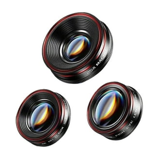 Mocalaca 4-in-1 Cell Phone Camera Lenses Kit, 18X Zoom, 4K Wide