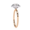 thumbnail image 3 of AFFY Halo Solitaire Engagement Ring for Women, 1.70 Carat (ctw) Round Cut Lab Grown Diamond Ring In 10K Solid Rose Gold F-G, VS-SI Quality Gifts For Her Ring Size-7.5, 3 of 7