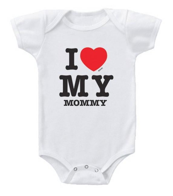 i love my mom baby clothes