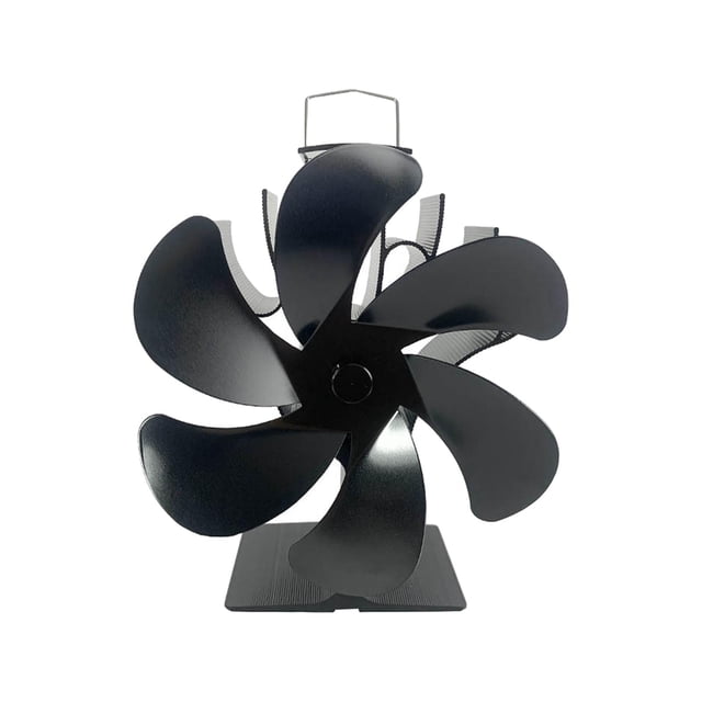 Ventilador para hogar de 6 , ventilador para hogar que aumenta el calor, ventilador para hogar, accesorios para estufa de leña, quemador de leña