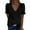 Black, variant on EQWLJWE Women Shirts V Neck Dressy Casual Dot Short Sleeve Elbow Sleeve Tops Tunic Blouse Pom Pom Shirt