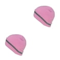 thumbnail image 2 of crativent Skull Caps for Men Reflective Liner Winter Beanie Thermal Multifunction Windproof Coldness for Protection Cycling Skiing Pink 2Set, 2 of 6