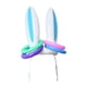 thumbnail image 1 of Juego de lanzamiento de anillos con orejas de conejo inflable, sombrero de orejas de conejo inflable con 4 anillos, juguete de lanzamiento de anillos Azul, 1 of 8