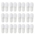 thumbnail image 6 of Hearthoom Spa Guest Slippers Travel Footwear Disposable Non Slip Design for Home Hotel Use White Pack Comfortable Wear, 6 of 9