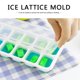thumbnail image 4 of Batería de Cocina 14 rejillas DIY molde de celosía de hielo moldes de chocolate de silicona con tapa (azul) Wdftyju Libre de BPA, 4 of 6