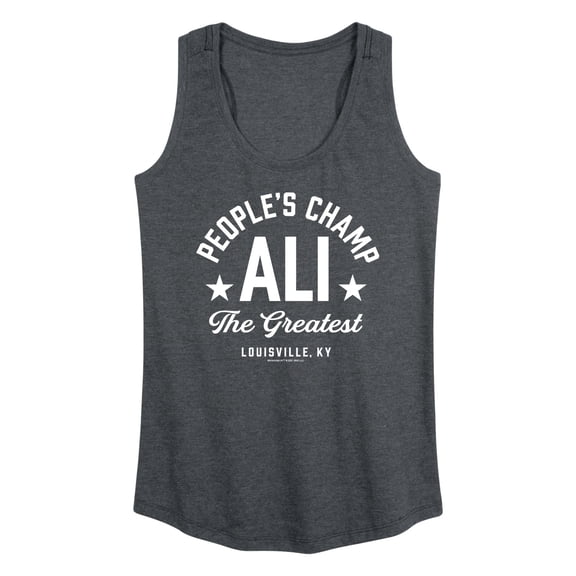 Muhammad Ali - Boxing Legend - People's Champ - Women's Racerback Tank Top
