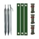 thumbnail image 4 of Kit de estacas para árboles de alta resistencia Estacas y soportes para árboles Accesorios de jardín Resistente al viento Estaca plateada, 4 of 9