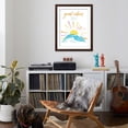 thumbnail image 4 of Art.com Good Vibes Only Rainbow Art Print by Jennifer McCully, Brown Frame Wall Art, 32" x 40", 4 of 5