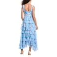 thumbnail image 2 of Beulah womens  Tiered Maxi Dress, l, Blue, 2 of 3