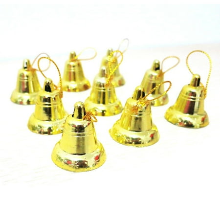 - 9Pcs Christmas Tree Hanging Bells Jingle Pendant Party Decoration Ornaments Xmas