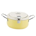 thumbnail image 4 of Olla freidora de acero inoxidable, olla pequeña para sopa, utensilios de cocina, freidora pequeña multiusos para verduras, aros de cebolla, bolas de amarillo, 4 of 8