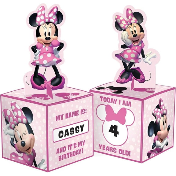 Minnie Mouse Forever Disney Clubhouse Kids Birthday Party Table Decorating Kit