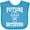 Turquoise, variant on Inktastic Skydiving Future Skydiver Boys or Girls Baby Bib