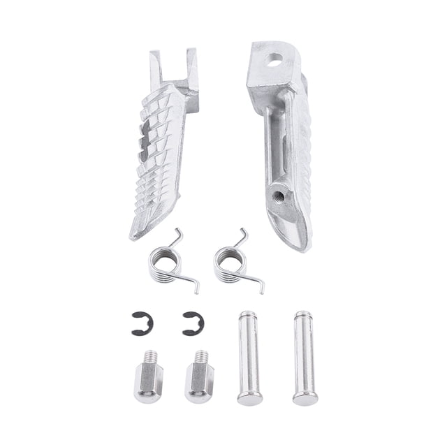 Front Footrest, Wear Resistant High Strength Motorcycle Foot Pegs Aluminum Alloy For Modification