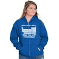 thumbnail image 3 of Periodic Table Wear Periodically Nerd Unisex Plus Size Zip Hoodie Brisco Brands 3X, 3 of 6