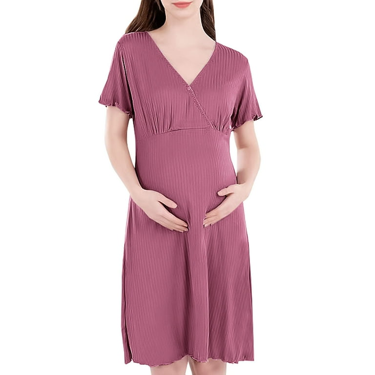green emerald velvet dress Amelia Labor & Postpartum Gown in Deep Teal main image 0