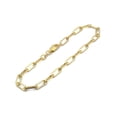 thumbnail image 2 of Pulsera Clip Oro Sólido 14K amarillo Casa del Anillo Largo 18.5 cm, 2 of 3
