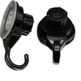 thumbnail image 7 of Evideco French Home Goods Bathroom Rust Resistant Towel Hooks Set, Black, 2 Count, 7 of 7