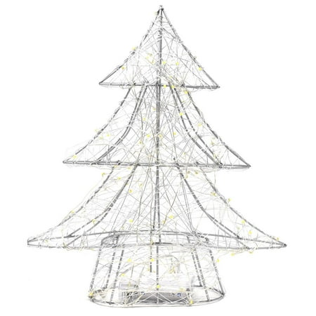Led Metal Wired Christmas Tree Stand Silver 12 Inch Led Metal Wired Christmas Tree Stand Silver 12 Inch