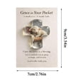 thumbnail image 2 of Pocket Hug Cross Keepsake Card – Inspirational Blessing Gift for Loved Ones, Faith-Based Comfort Greeting & Decorative Memento, 2 of 7