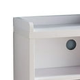 thumbnail image 4 of Wooden Shoe Cabinet With Two Drawers White And Brown - Saltoro Sherpi, 4 of 7