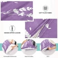 thumbnail image 3 of Purple Lavender Pillowcase Queen Size, Super Soft Pillow Shams Covers, Plush Cozy Pillow Cases with Zipper, 20" X 30"（223） Home Decor Gifts, 3 of 6