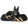 thumbnail image 5 of Vibrant Life Extra Large Cozy Luxe Crate Mat Pet Bed, Dark Gray, 42" x 34", 5 of 6
