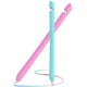 thumbnail image 1 of Paquete de 2 fundas para iPad iPhone Pencil 2.ª generación, accesorios de funda de silicona suave compatibles con Pencil 2.ª generación - rosa fuerte+verde menta, 2.ª generación Ofspeizc LRWJ999-3, 1 of 7