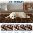 thumbnail image 6 of Garvee 8'x10' Modern Bordered Area Rug Vintage Floral Rug with Non Slip Backing, Soft Washable Accent Carpet for Living Room Bedroom Home Office, Brown, 6 of 8