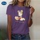 thumbnail image 1 of 2023 Summer Women's Tee Harajuku Disney Mickey Mouse Print T-Shirts Casual Blouses Everyday Pullovers Female T-Shirt Streetwear110 Gao Jinjia LED, 1 of 2