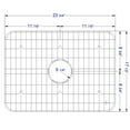 thumbnail image 2 of ALFI brand GR505 Solid Stainless Steel Kitchen Sink Grid, 2 of 8