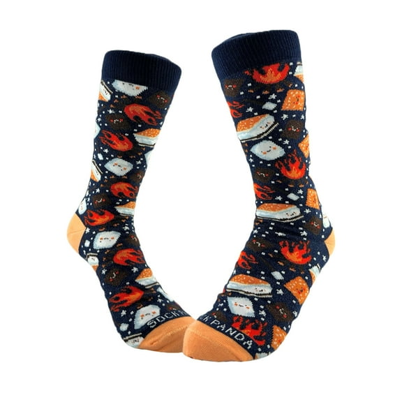 Smores Socks from the Sock Panda (Adult Small - Shoe Sizes 2-5)