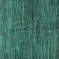 thumbnail image 1 of Ahgly Company Indoor Square Oriental Turquoise Blue Modern Area Rugs, 6' Square, 1 of 4