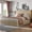Oak, variant on King Size Lift Up Storage Bed Frame with Hydraulic Platform, Wooden Headboard & Sturdy Metal Frame, No Box Spring Needed, Space-Saving Bed with Ample Under-Bed Storage for Bedroom, Oak