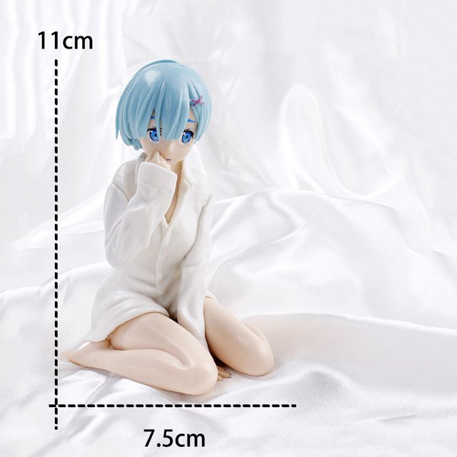 Figura de Anime de 19 estilos Life in a different world from zero PVC modelo Maid Subaru Natsuki Emilia Rem Ram acción juguete chico colección Gao Jinjia LED