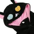 thumbnail image 6 of Black Cat Onesie Adult Animal Pajamas Cat Jumpsuit Homewear Sleepwear Zipper Hooded for Unisex, 6 of 9